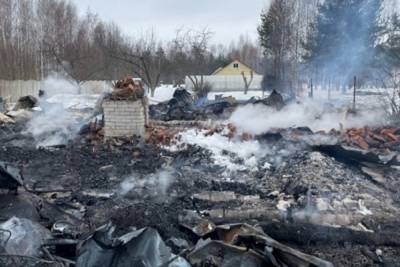 В сгоревшем доме в Тверской области нашли труп пожилой женщины