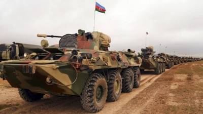 Военнослужащие ВС Азербайджана проводят масштабные оперативно-тактические учения