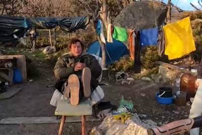 Россиянин перезимовал в Крыму в палатке и поделился ощущениями