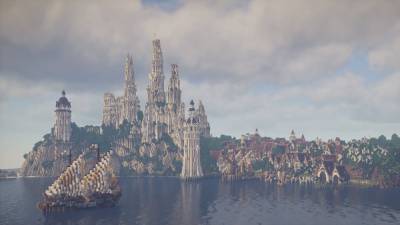 Масштабы впечатляют: команда энтузиастов воспроизводит мир Средиземья в Minecraft – видео