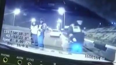Появилось видео аварии, в которой погиб сотрудник полиции в Приморье