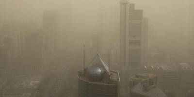 Пекин накрыла мощная песчаная буря — видео
