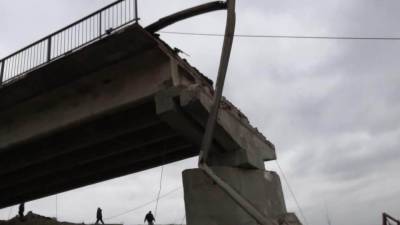 Дагестанец пострадал при обрушении моста на западе республики
