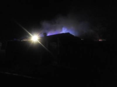 В Крыму на пожаре выгорело 150 квадратных метров частной недвижимости