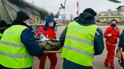 Война на Донбассе: вертолетом эвакуировали 2 раненых военнослужащих
