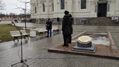 В Кронштадте заложили камень на месте будущего монумента в память о восстании 1921 года