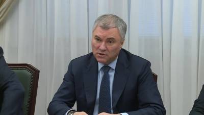 Володин рассказал о вопросах депутатов к правительству