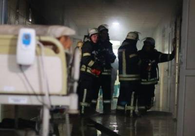 В Киеве произошел пожар в коронавирусной больнице
