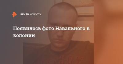Появилось фото Навального в колонии