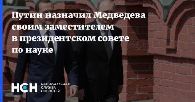 Владимир Путин - Дмитрий Медведев - Андрей Фурсенко - Путин назначил Медведева своим заместителем в президентском совете по науке - nsn.fm