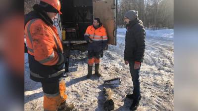 В Кемерово во время ремонта труб обнаружили останки мамонта