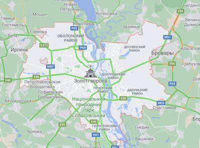 Пробки в Киеве: актуальная ситуация на дорогах в режиме онлайн