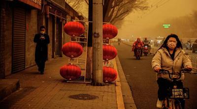 Песчаная буря в Пекине стихла, повышенный уровень опасности отменен