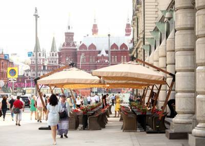 В Москве с 1 апреля заработают летние веранды