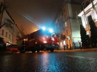 В центре Киева произошел пожар в ресторане