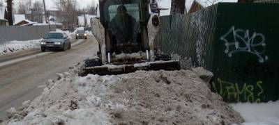 Снега на улицах Петрозаводска оказалось больше, чем ожидали, поэтому власти добавят денег