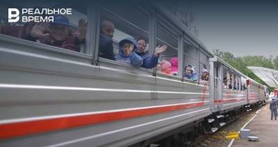 Детская железная дорога в Казани возобновила работу