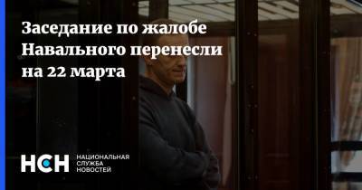 Заседание по жалобе Навального перенесли на 22 марта