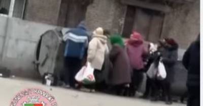 Криворожские пенсионеры роются в мусорках в поисках еды