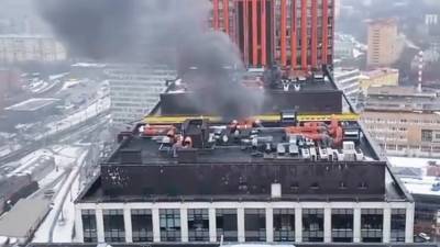 В столичном бизнес-центре «Савеловский сити» на Новодмитровской вспыхнул пожар