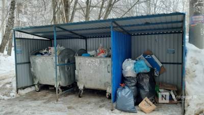 Проблемы с вывозом мусора остались в Нижегородском и Советском районах