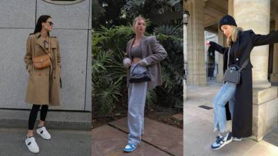 Рози Хантингтон-Уайтли - Insta-отчет: как модницы носят кроссовки этой весной - skuke.net
