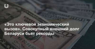 «Это ключевой экономический вызов». Совокупный внешний долг Беларуси бьет рекорды