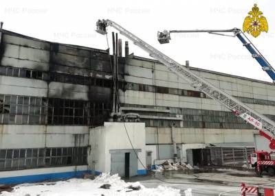 В Калуге произошел пожар на оборонном заводе