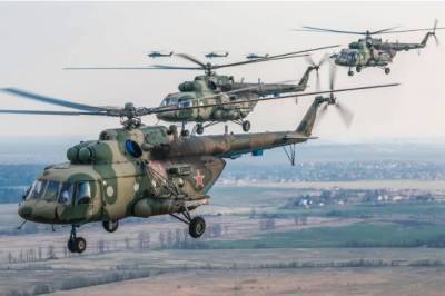 Российский военный вертолет «Ми-8» вторгся на территорию Украины