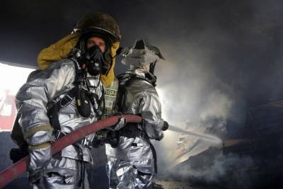 Пожарные эвакуировали 12 человек из горящей девятиэтажки в Новосибирске