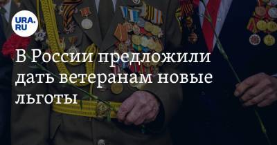 В России предложили дать ветеранам новые льготы
