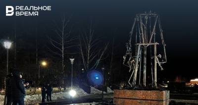 Следком: поджечь памятник Неизвестному Солдату в Заинске могли три девочки и мальчик
