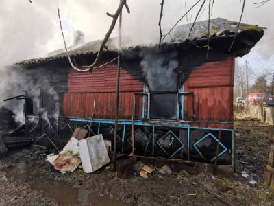 В деревне возле Волковыска на пожаре погибла женщина