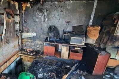 Жилой дом, гараж и две машины сгорели в Саратовской области