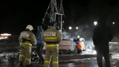 Заведено уголовное дело после поджога памятника Воину-освободителю в Татарстане