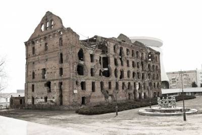 В Волгограде обрушился фронтон мельницы, которая является памятником войны