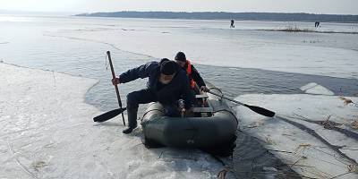 В Киевской области ГСЧС за два дня спасли девять рыбаков – Фото, Видео - ТЕЛЕГРАФ