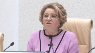 Матвиенко призвала не искать аргументы, чтобы поставить под сомнение выбор крымчан
