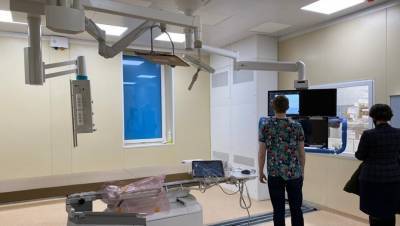 Новый корпус больницы в Колпино готов на 98%