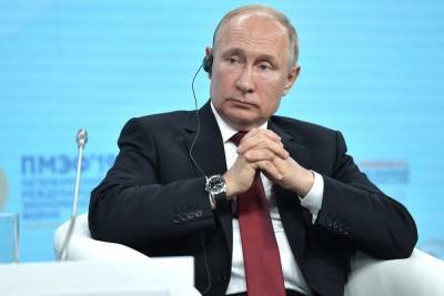 Путин планирует принять участие в ПМЭФ в очной форме
