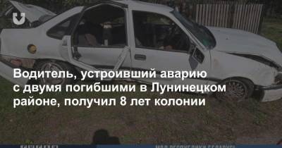 Водитель, устроивший аварию с двумя погибшими в Лунинецком районе, получил 8 лет колонии