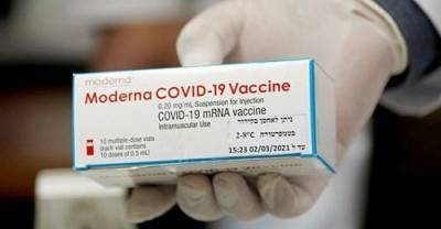 Из-за запаздывания вакцин Moderna части пациентов откладывается вторая доза прививки (СМИ)