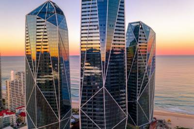 Хрустальные кварцевые башни: удивительный проект небоскребов в Австралии