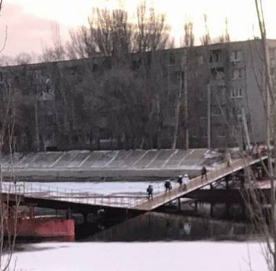 В Астрахани не будут восстанавливать пешеходный мост на «Десятке»