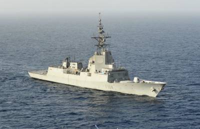 Силы ЧФ РФ организовали слежение за испанским фрегатом Mendez Nunez в Черном море