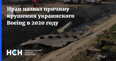 Иран назвал причину крушения украинского Boeing в 2020 году