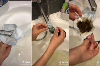 "Зачем я это сделала!?" Девушка с помощью маски узнала качество воды в кране. ВИДЕО