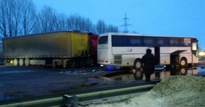 Четыре человека пострадали в ДТП с рейсовым автобусом под Рязанью