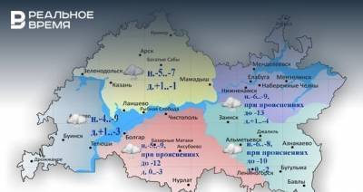 Сегодня в Татарстане температура поднимется выше нуля