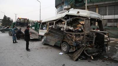 Не менее трех человек погибли при взрыве автобуса в Кабуле